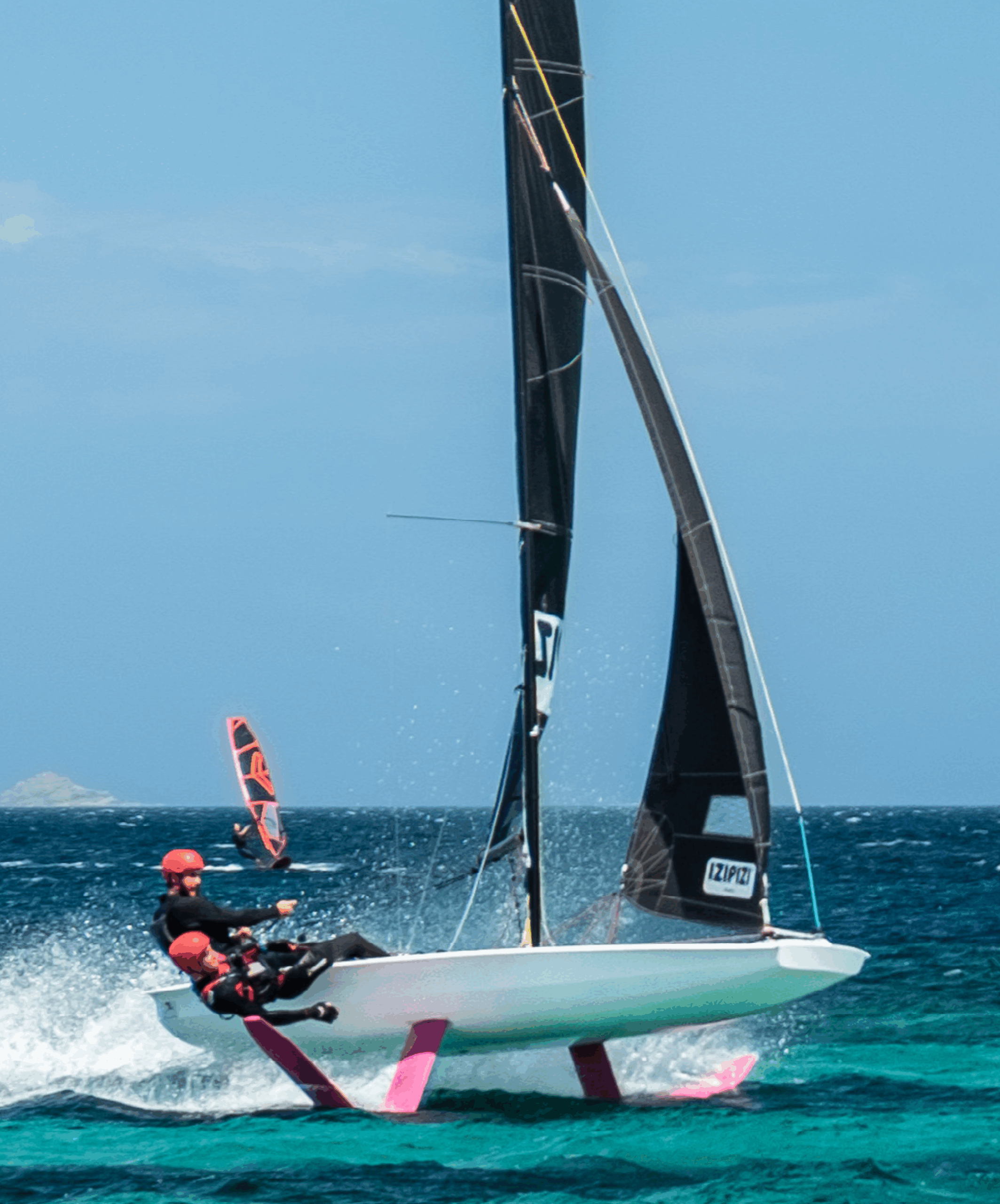 BirdyFish - foiling dinghy - foil boat - - bateau à foil - dériveur à foil BirdyFish - foiling dinghy - foil boat - bateau à foil - dériveur à foil