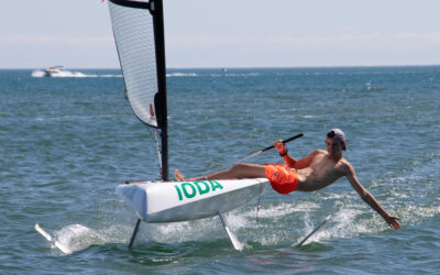 Ioda organise sa première régate à la Foiling Week !